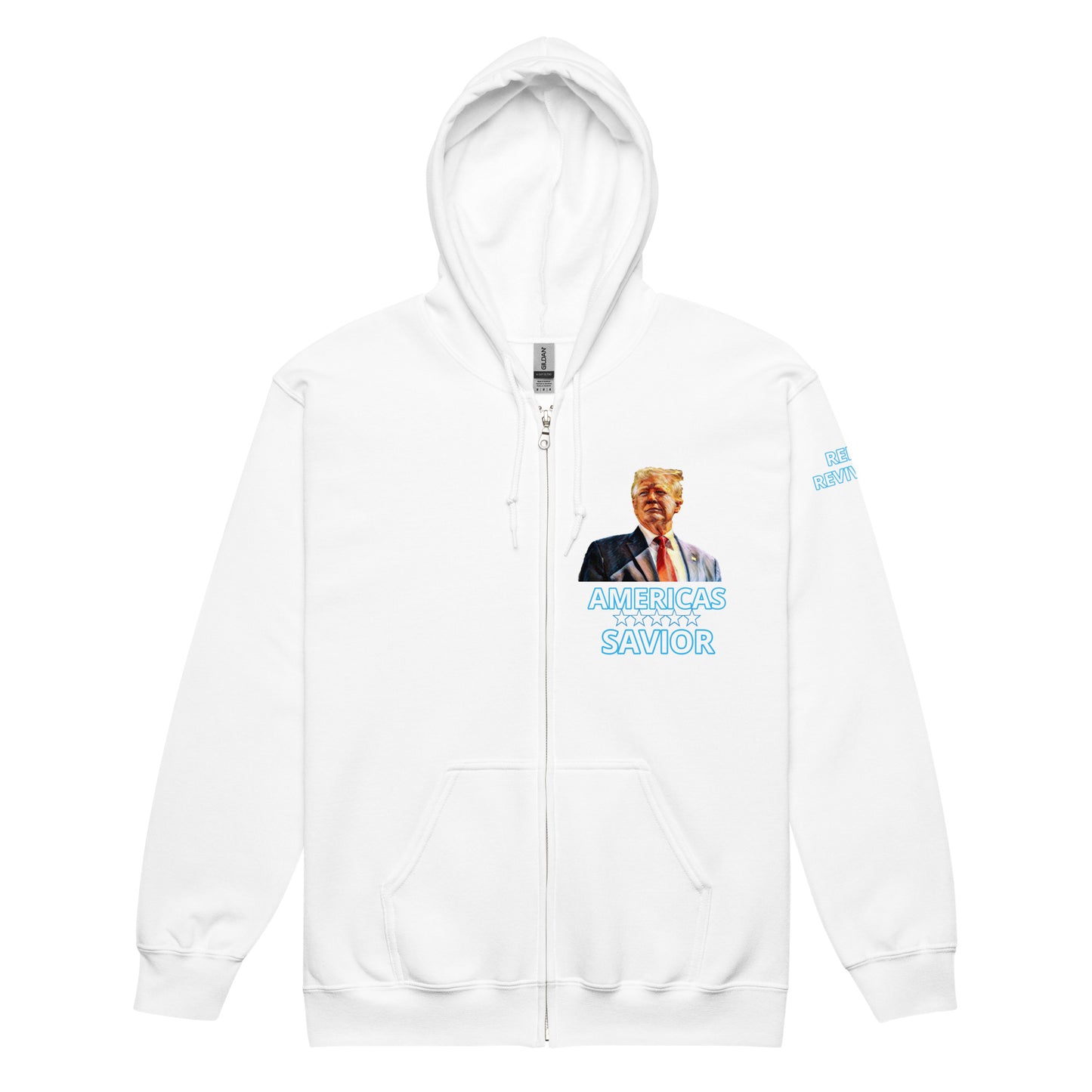 "Americas Savior" Zip Hoodie